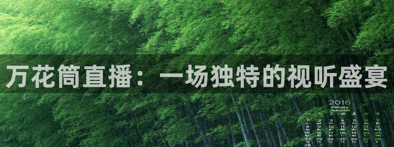 五星体育高清直播：万花筒直播：一场独特的视听盛宴